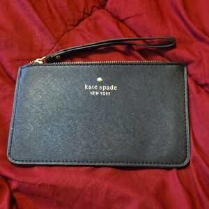 Kate Spade Black Wristlet Clutch